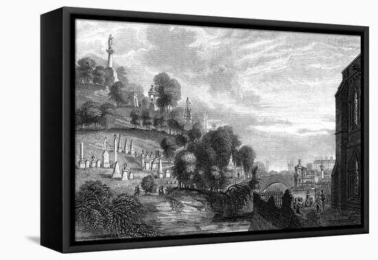 Necropolis (Cemeter) in Glasgow, 1888-null-Framed Stretched Canvas