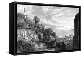 Necropolis (Cemeter) in Glasgow, 1888-null-Framed Stretched Canvas