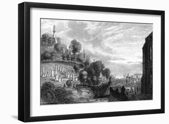 Necropolis (Cemeter) in Glasgow, 1888-null-Framed Giclee Print