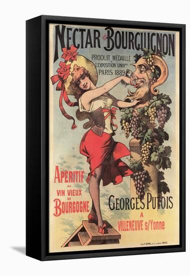 Nectar Bourguiignon Apertif Ad-null-Framed Stretched Canvas