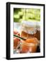 Nectarine Jam in Jars on Table in the Open Air-Eising Studio - Food Photo and Video-Framed Photographic Print