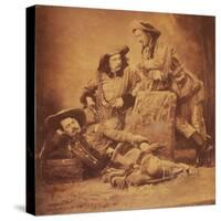 Ned Buntline, "Buffalo Bill" Cody, And "Texas Jack" Omohundro-null-Stretched Canvas