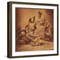 Ned Buntline, "Buffalo Bill" Cody, And "Texas Jack" Omohundro-null-Framed Art Print