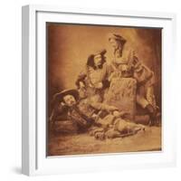 Ned Buntline, "Buffalo Bill" Cody, And "Texas Jack" Omohundro-null-Framed Art Print