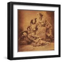 Ned Buntline, "Buffalo Bill" Cody, And "Texas Jack" Omohundro-null-Framed Art Print