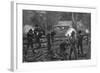 Ned Kelly- Fight at Glenrowan-null-Framed Art Print