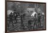 Ned Kelly- Fight at Glenrowan-null-Framed Art Print