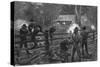 Ned Kelly- Fight at Glenrowan-null-Stretched Canvas