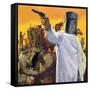 Ned Kelly, the Australian Robin Hood-English School-Framed Stretched Canvas