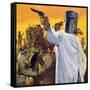 Ned Kelly, the Australian Robin Hood-English School-Framed Stretched Canvas