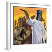 Ned Kelly, the Australian Robin Hood-English School-Framed Giclee Print