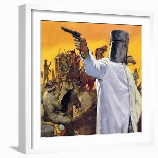 Ned Kelly, the Australian Robin Hood-English School-Framed Giclee Print