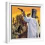 Ned Kelly, the Australian Robin Hood-English School-Framed Giclee Print