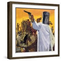 Ned Kelly, the Australian Robin Hood-English School-Framed Premium Giclee Print