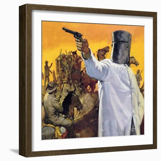 Ned Kelly, the Australian Robin Hood-English School-Framed Premium Giclee Print