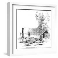 Ned Kelly- the Glenrowan Inn-null-Framed Art Print