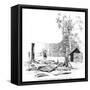 Ned Kelly- the Glenrowan Inn-null-Framed Stretched Canvas