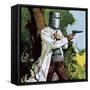 Ned Kelly-English School-Framed Stretched Canvas