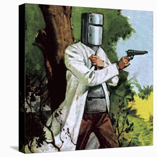 Ned Kelly-English School-Stretched Canvas