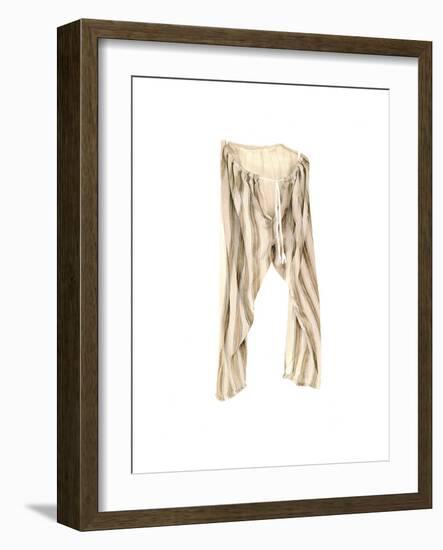 Ned's Stripy Pyjama Bottoms, 2003-Miles Thistlethwaite-Framed Giclee Print
