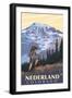 Nederland, Colorado - Mountain Hiker-Lantern Press-Framed Art Print