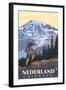 Nederland, Colorado - Mountain Hiker-Lantern Press-Framed Art Print