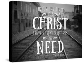 Need Christ-Gail Peck-Stretched Canvas