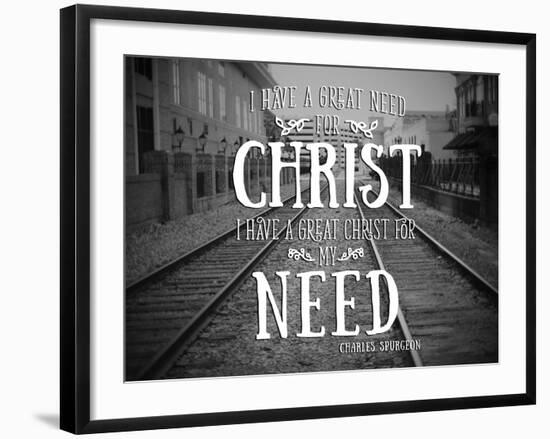 Need Christ-Gail Peck-Framed Photographic Print