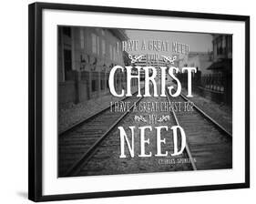 Need Christ-Gail Peck-Framed Photographic Print