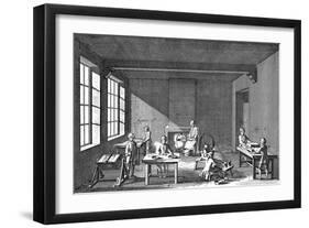 Needle-Making, 1751-1780-null-Framed Giclee Print