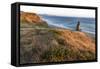 Needle Rock at Cape Blanco State Park, Oregon, USA-Chuck Haney-Framed Stretched Canvas