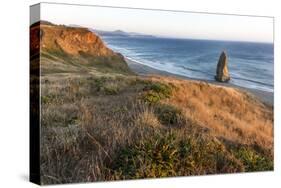 Needle Rock at Cape Blanco State Park, Oregon, USA-Chuck Haney-Stretched Canvas