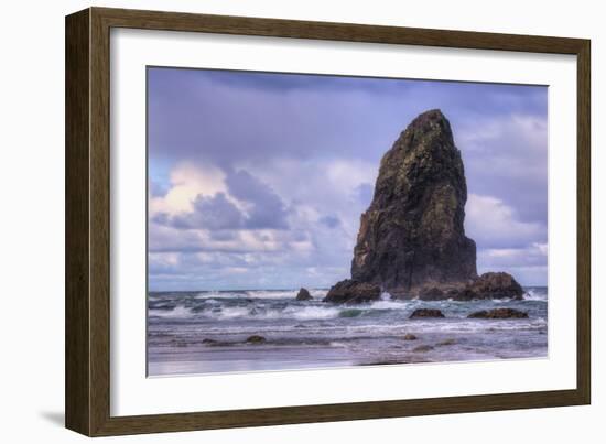 Needle Seascape, Cannon Beach, Oregon Coast-Vincent James-Framed Photographic Print