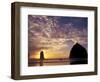 Needles and Haystack Rock, Cannon Beach, Oregon, USA-Darrell Gulin-Framed Photographic Print