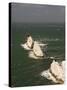 Needles and Lighthouse, Isle of Wight, Hampshire, England, United Kingdom, Europe-James Emmerson-Stretched Canvas