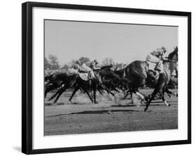 Needles in Kentucky Derby, Winner of the 82nd Running of the Most Famous of US Horse Races-Hank Walker-Framed Photographic Print