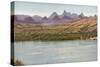 Needles Mountains and Colorado River, California-null-Stretched Canvas