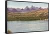 Needles Mountains and Colorado River, California-null-Framed Stretched Canvas