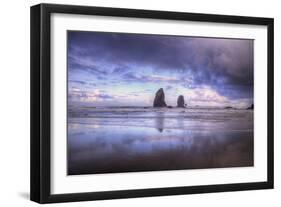 Needles Seascape, Cannon Beach, Oregon Coast-Vincent James-Framed Photographic Print