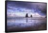 Needles Seascape, Cannon Beach, Oregon Coast-Vincent James-Framed Stretched Canvas