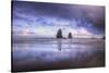 Needles Seascape, Cannon Beach, Oregon Coast-Vincent James-Stretched Canvas