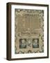 Needlework Sampler. Portland, Maine, 1805-Martha Wilder-Framed Giclee Print