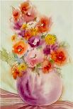 Flowers in a Purple Vase-Neela Pushparaj-Giclee Print