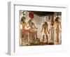 Nefertari is Brought Before the God Re-Horakhty by Horus, from the Tomb of Nefertari, New Kingdom-null-Framed Giclee Print