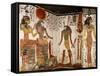 Nefertari is Brought Before the God Re-Horakhty by Horus, from the Tomb of Nefertari, New Kingdom-null-Framed Stretched Canvas