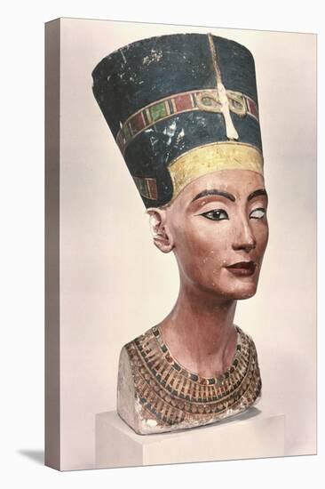 Nefertiti (3/4 View)-null-Stretched Canvas