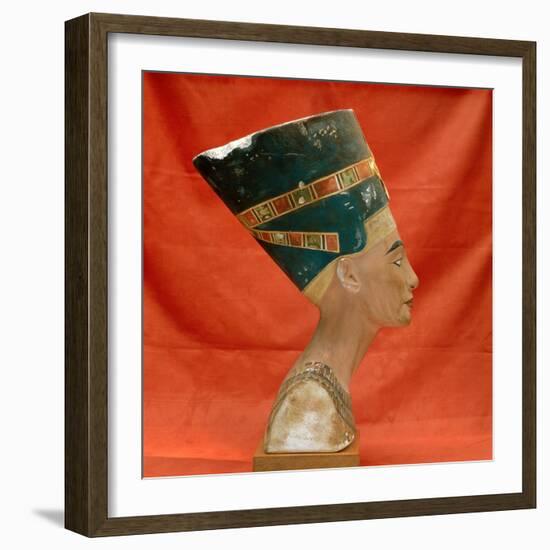 Nefertiti, Ancient Egyptian Queen-Science Source-Framed Photographic Print