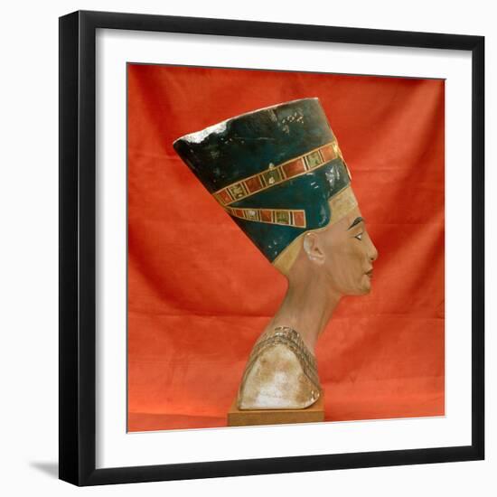 Nefertiti, Ancient Egyptian Queen-Science Source-Framed Photographic Print