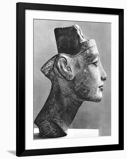 Nefertiti, Queen and Wife of the Pharaoh Akhenaten, Ancient Egyptian, 14th Century BC-null-Framed Photographic Print