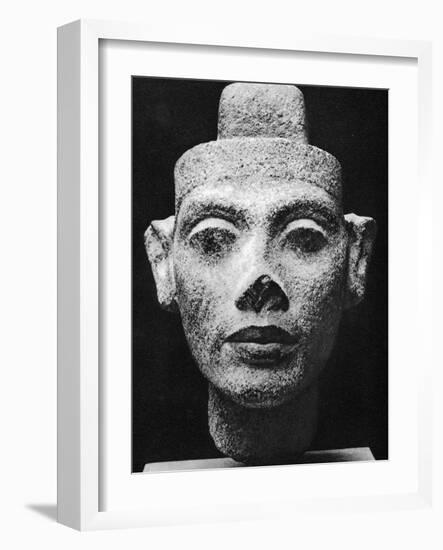 Nefertiti, Queen and Wife of the Pharaoh Akhenaten, Ancient Egyptian, 14th Century BC-null-Framed Photographic Print